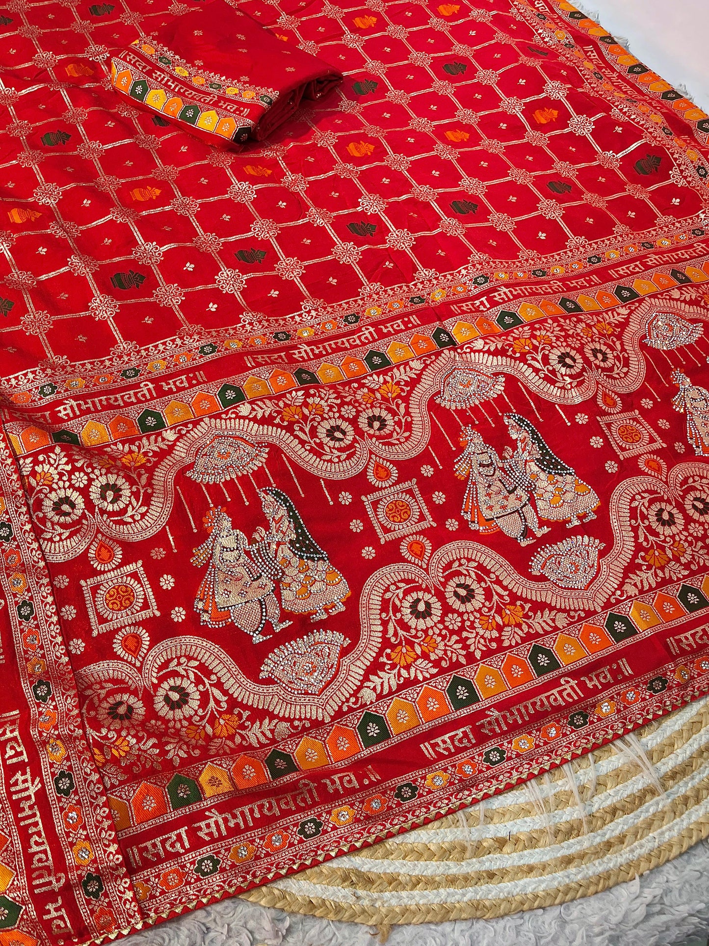 Saubhagyavati Bhava Dola silk