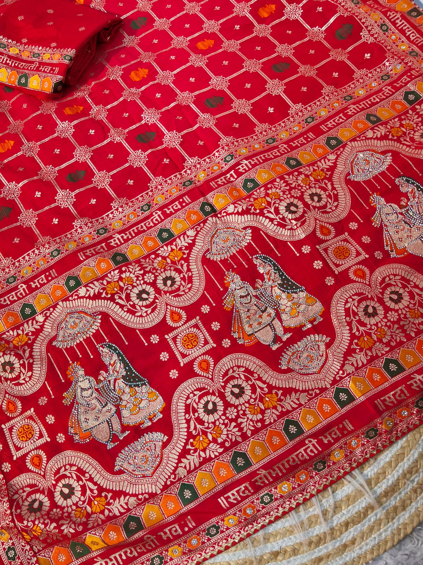 Saubhagyavati Bhava Dola silk