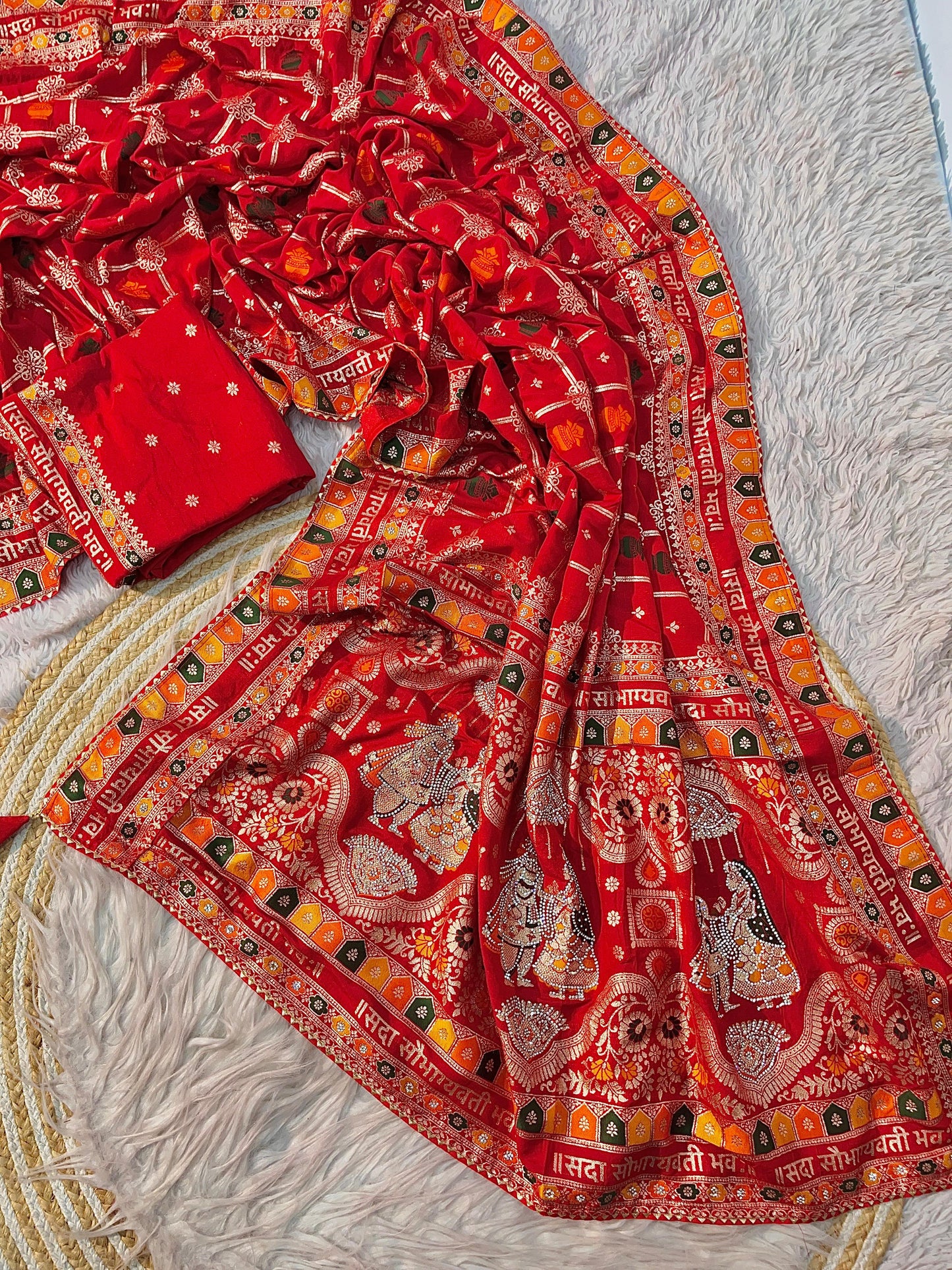 Saubhagyavati Bhava Dola silk