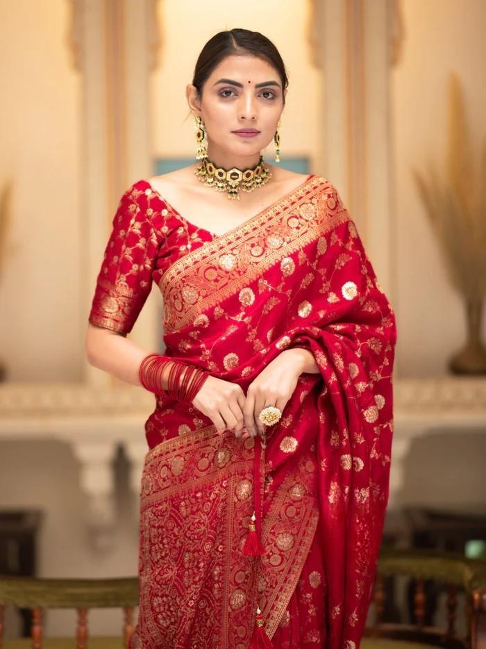 Banarasi soft silk saree