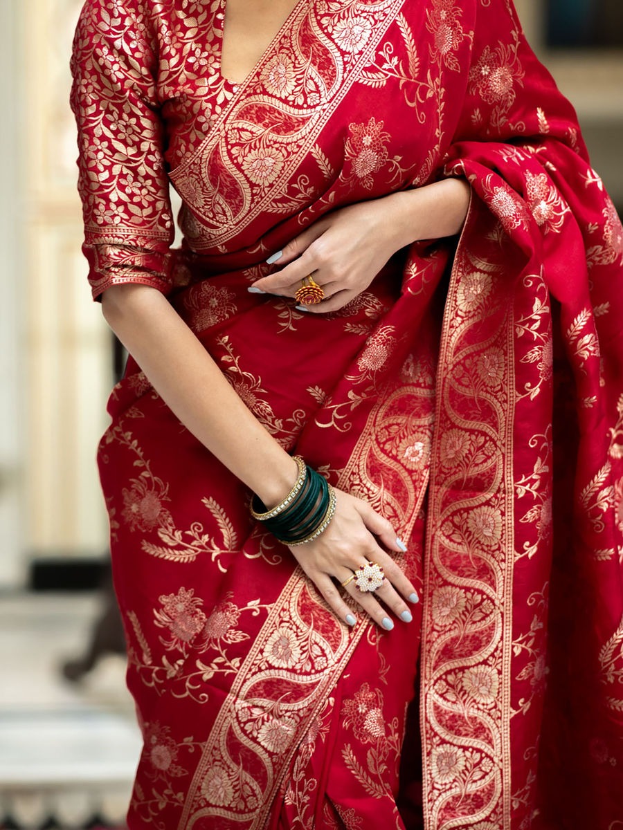 Banarasi soft silk saree