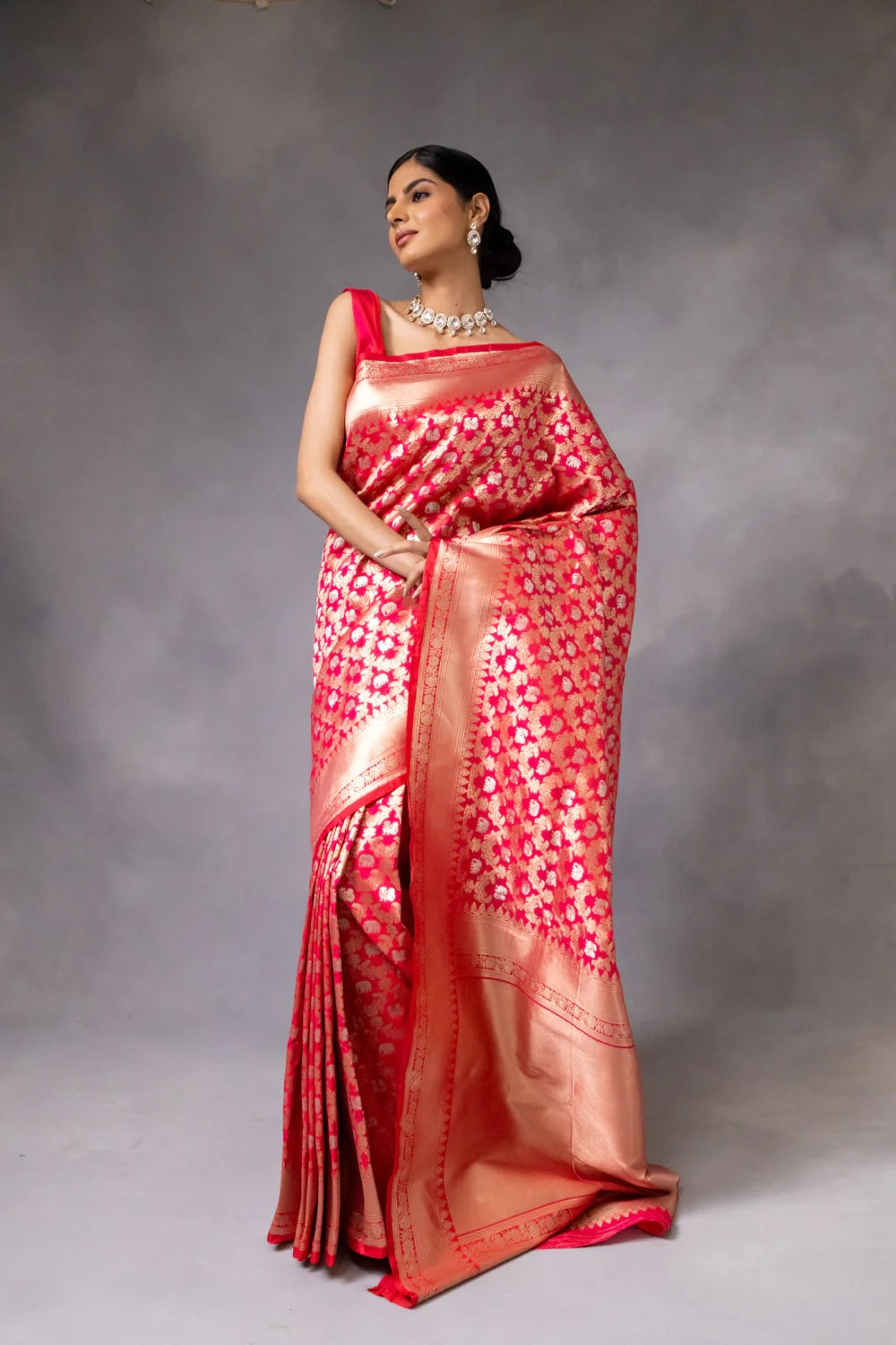 Banarasi soft silk saree