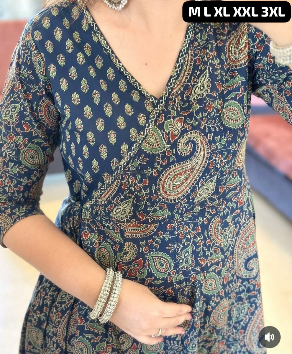 Anarkali Cotton Printed suit