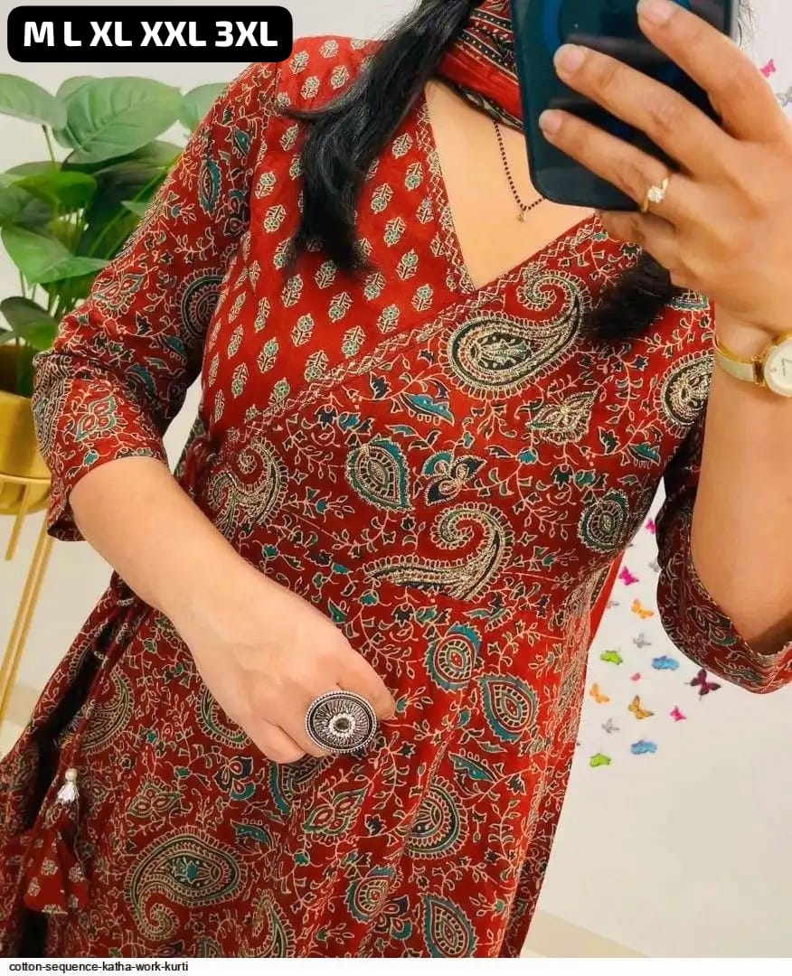 Anarkali Cotton Print