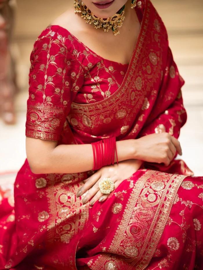 Banarasi soft silk saree