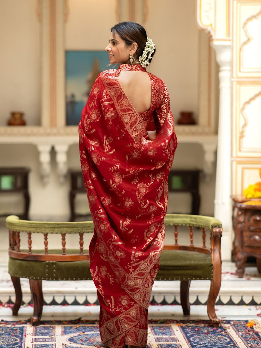Banarasi soft silk saree