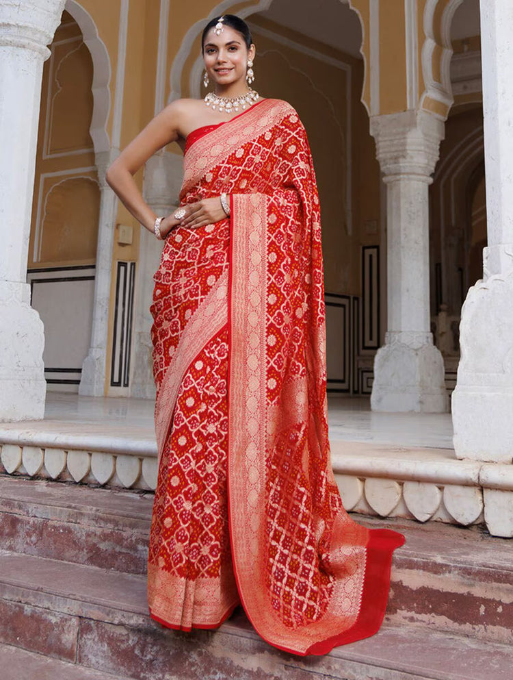 Bandhani Saree