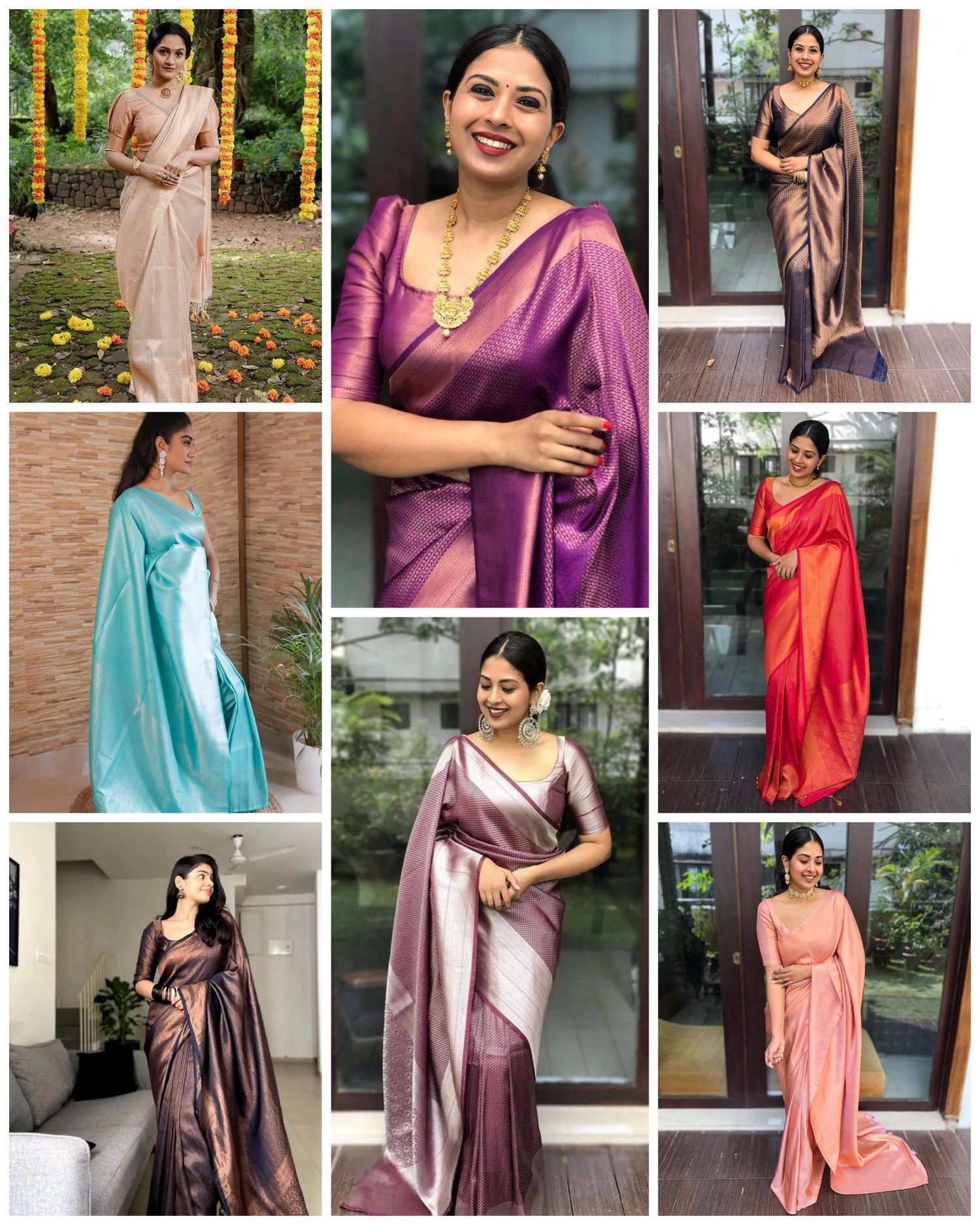 Soft Lichi Silk Saree