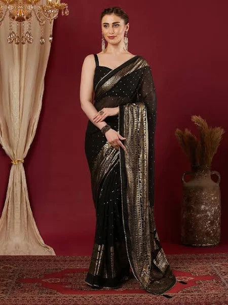 Woven Design Saree