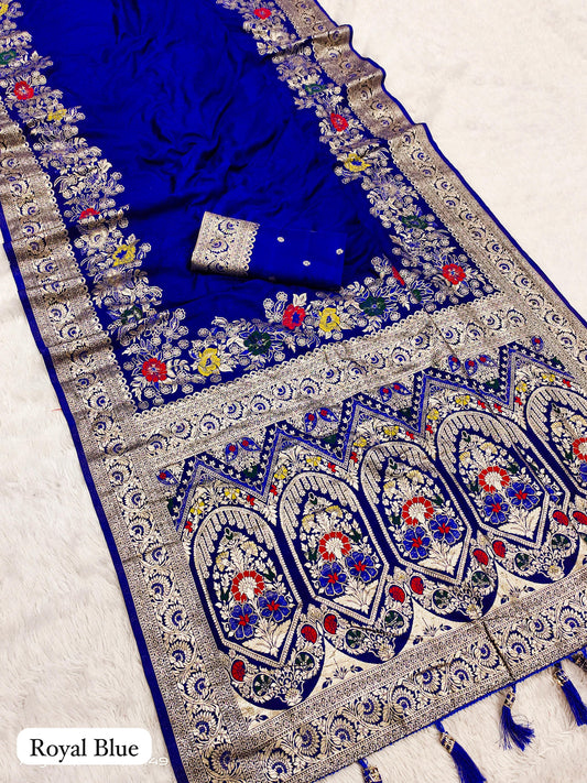 Soft Dolla silk Gala saree