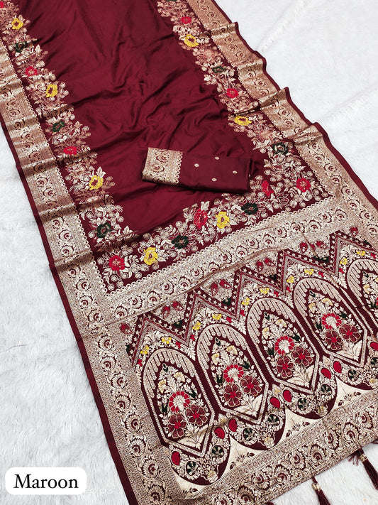 Soft Dolla silk Gala saree