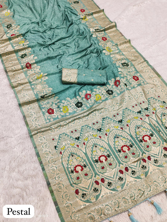 Soft Dolla silk Gala saree