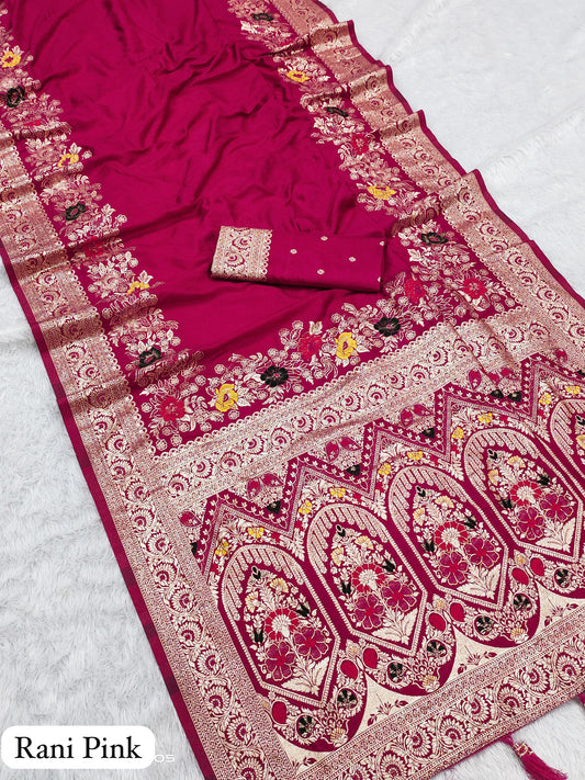 Soft Dolla silk Gala saree