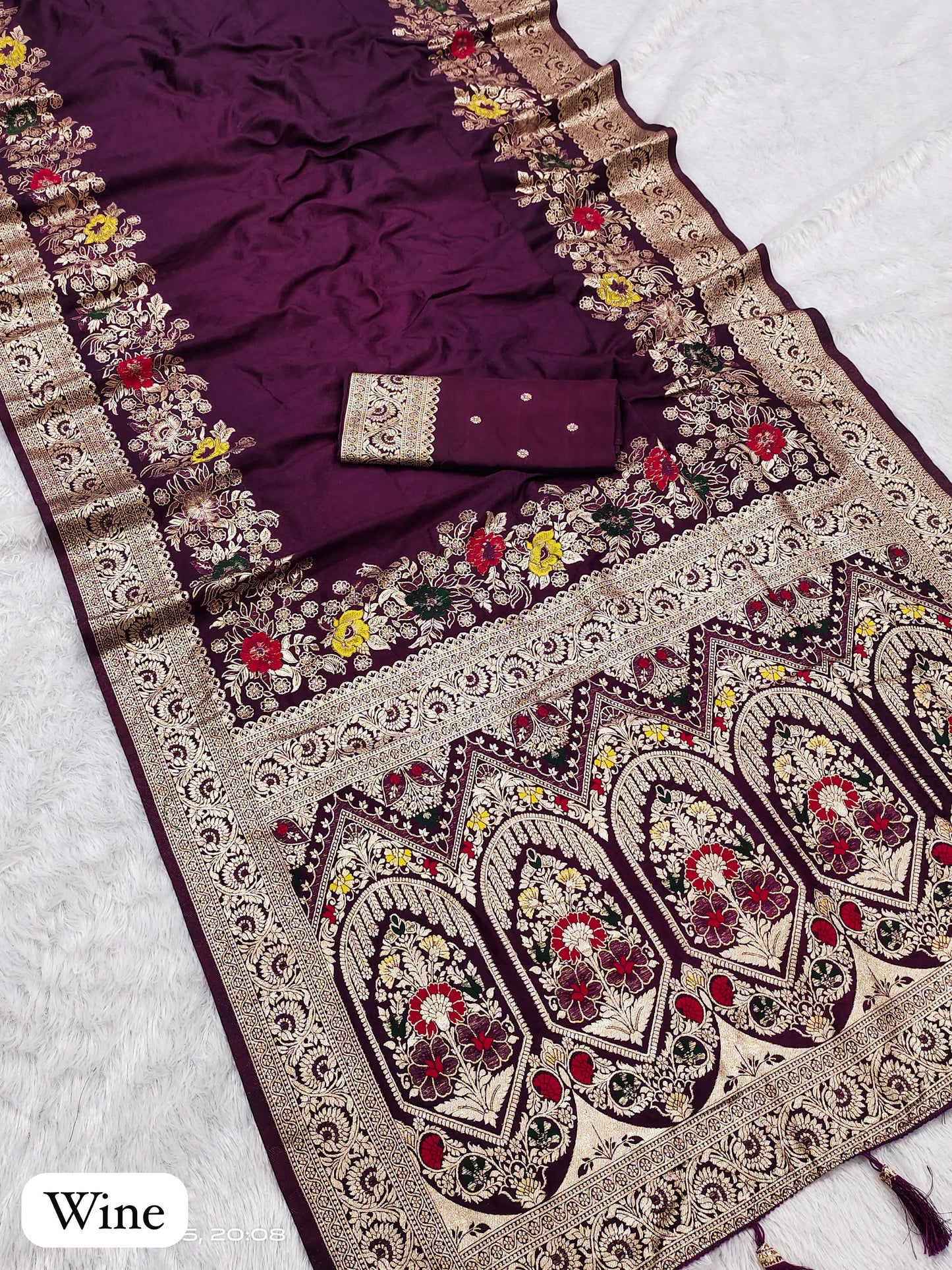 Soft Dolla silk Gala saree