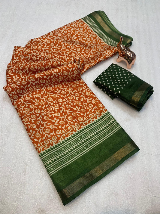 Mal Mal Cotton Saree