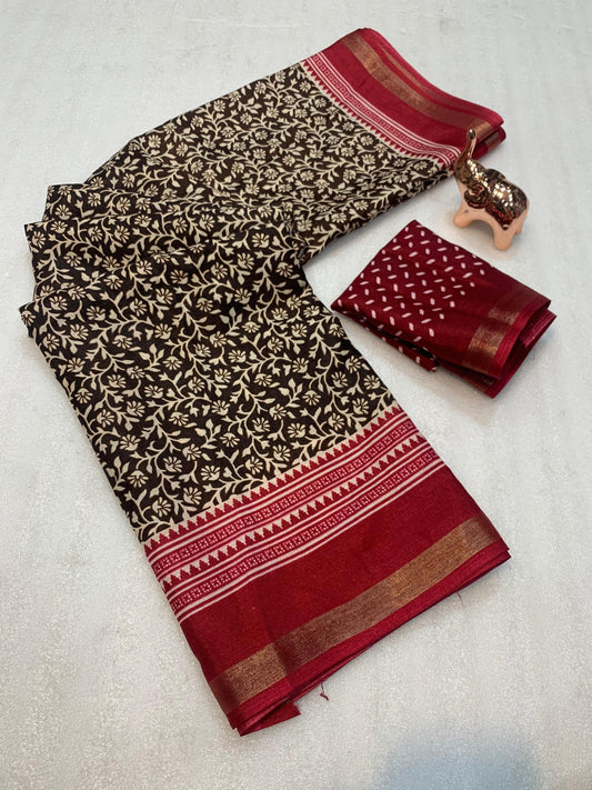 Mal Mal Cotton Saree