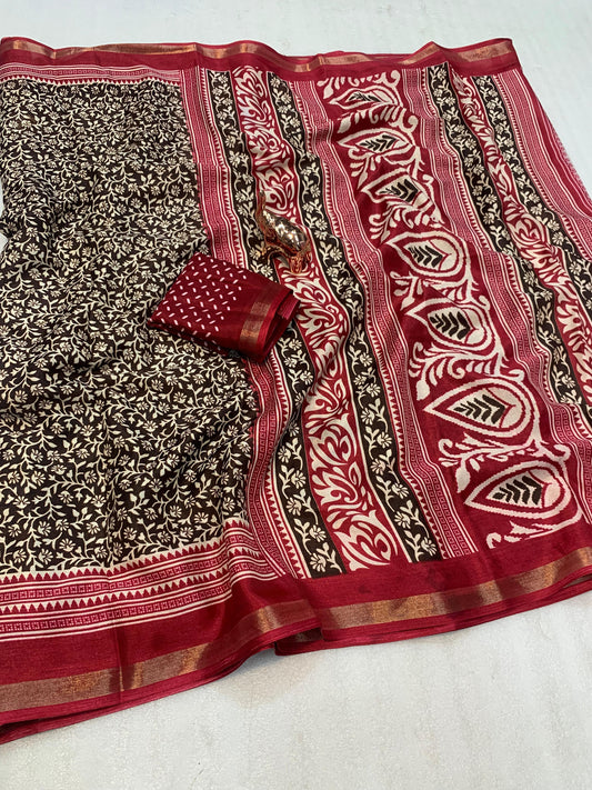 Mal Mal Cotton Saree
