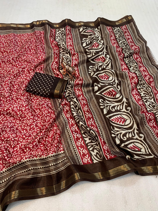 Mal Mal Cotton Saree