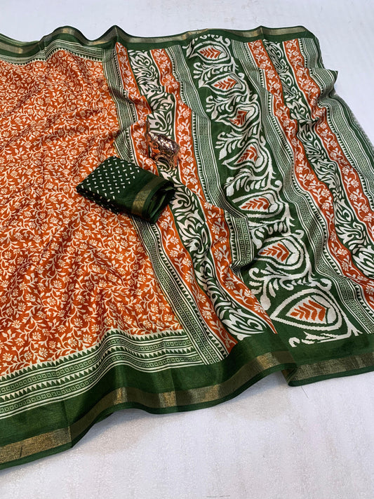 Mal Mal Cotton Saree