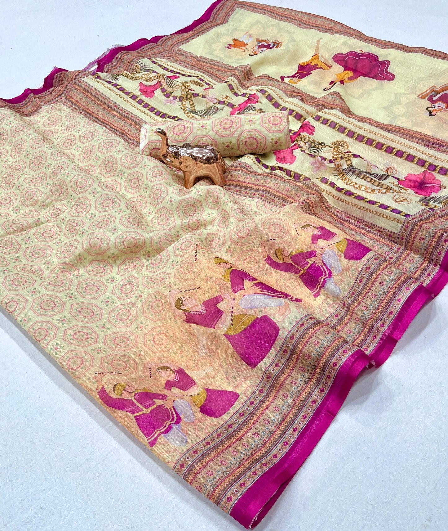 Linen Soft Saree