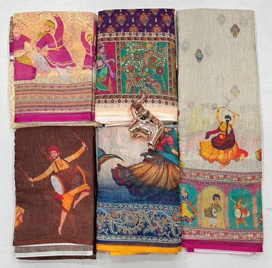 Linen Soft Saree