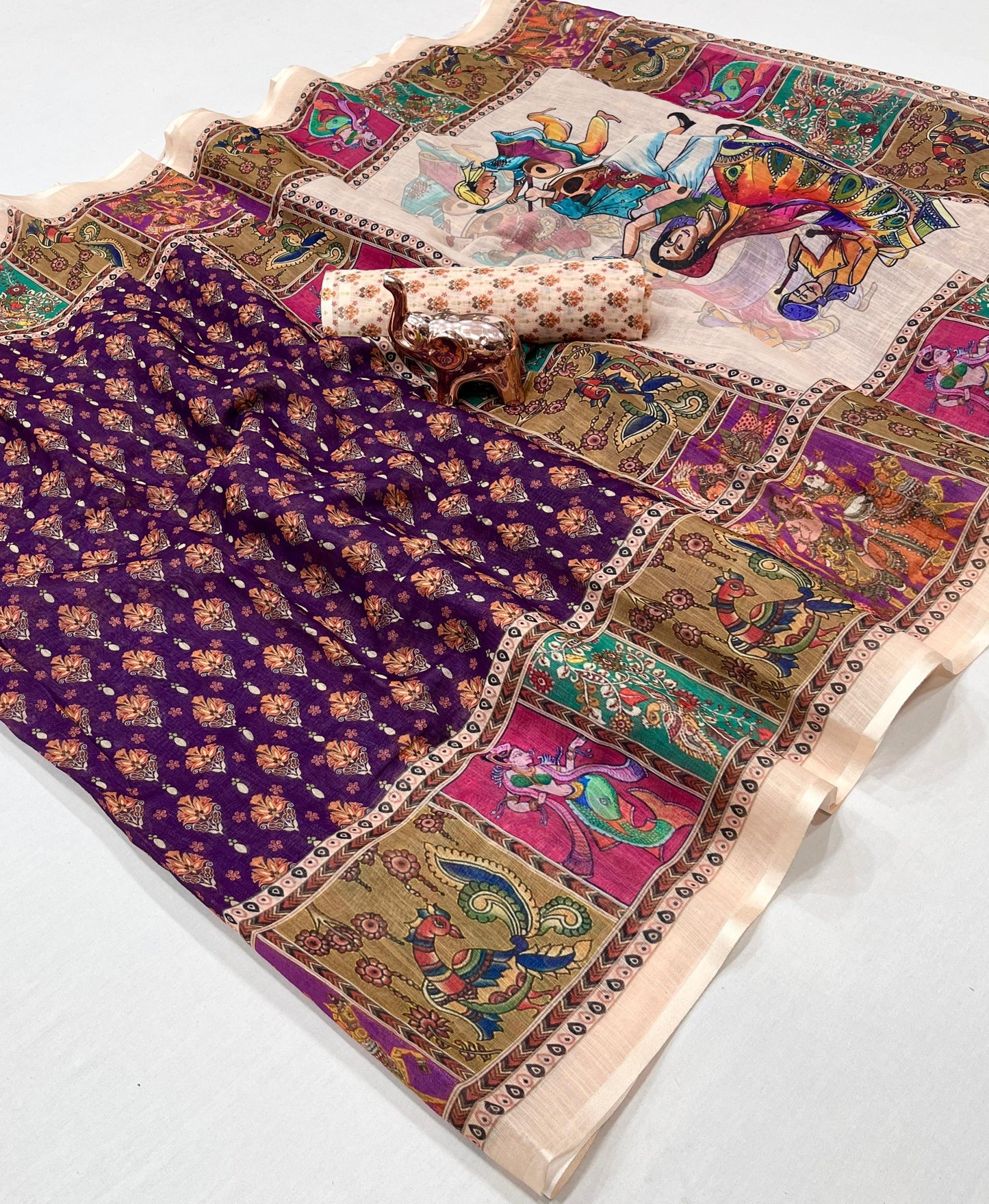 Linen Soft Saree