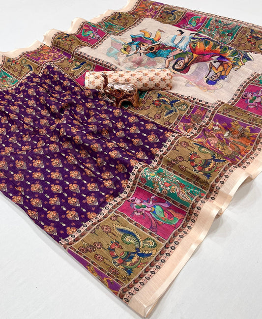 Linen Soft Saree