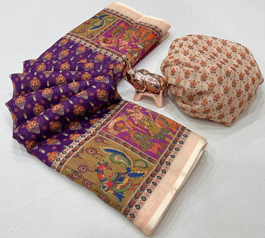 Linen Soft Saree
