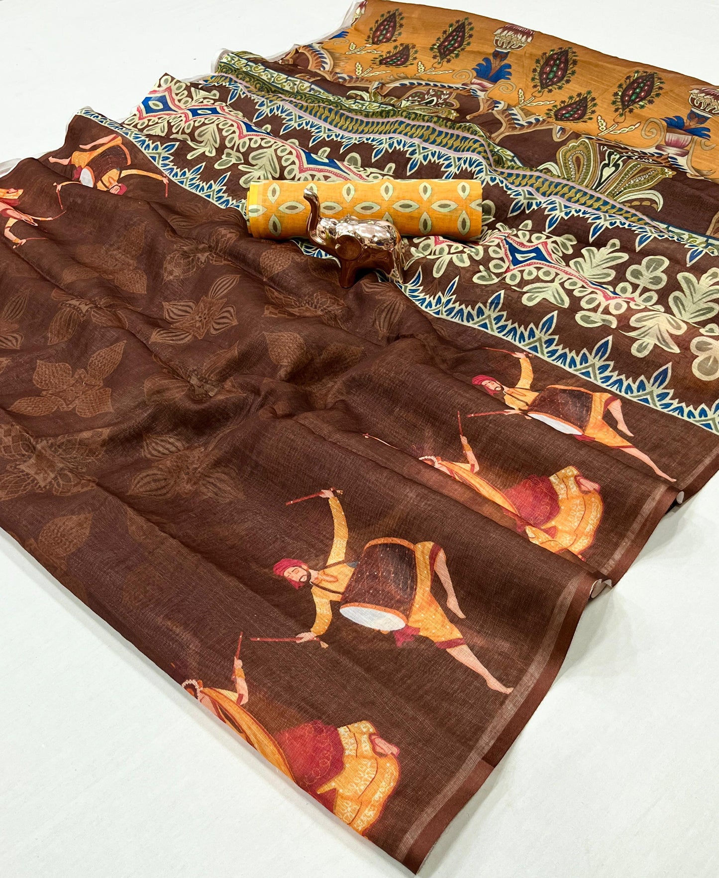 Linen Soft Saree