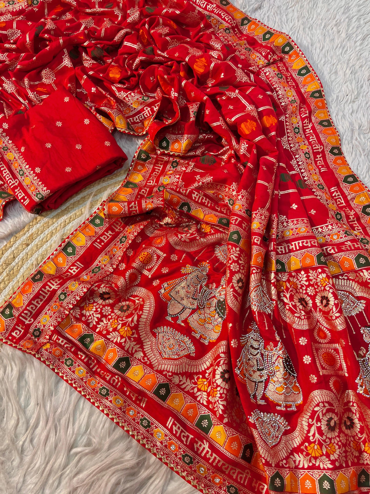 Saubhagyavati Bhava Dola silk