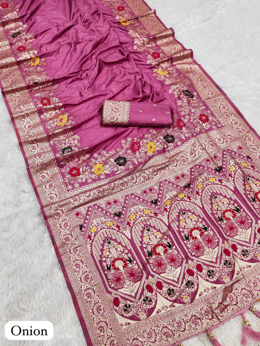 Soft Dolla silk Gala saree