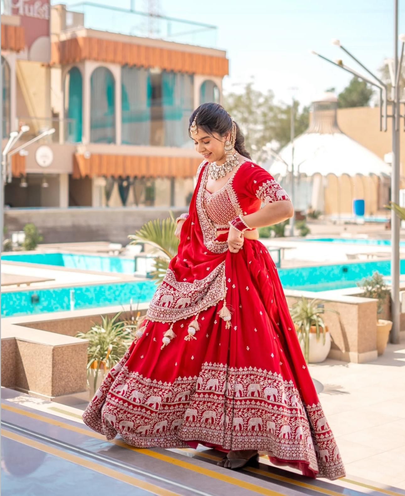 Fox Georgette lehenga