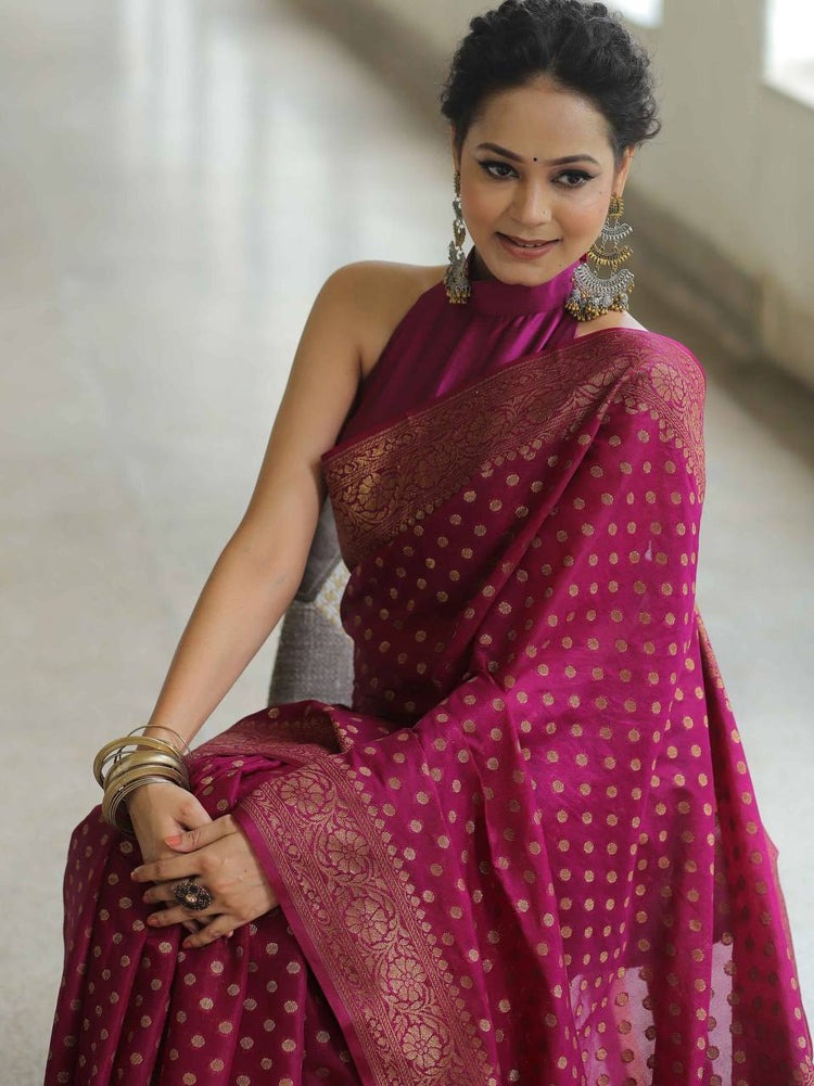 Banarasi soft silk saree