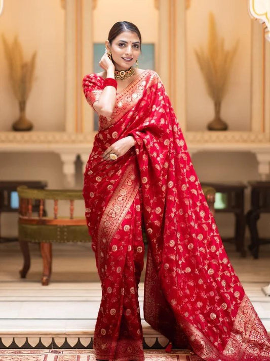 Banarasi soft silk saree