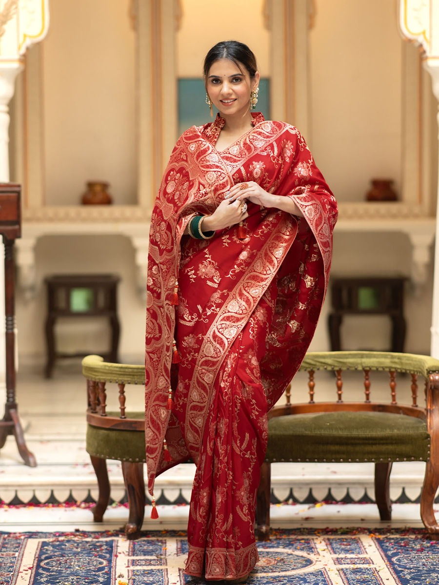 Banarasi soft silk saree