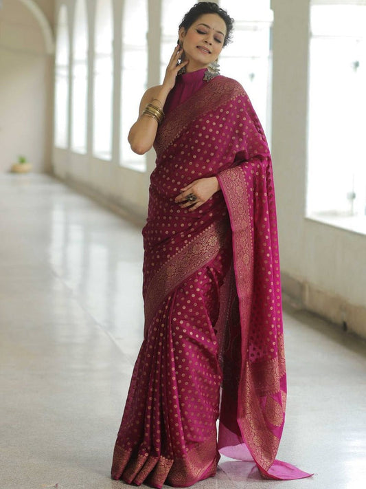Banarasi soft silk saree