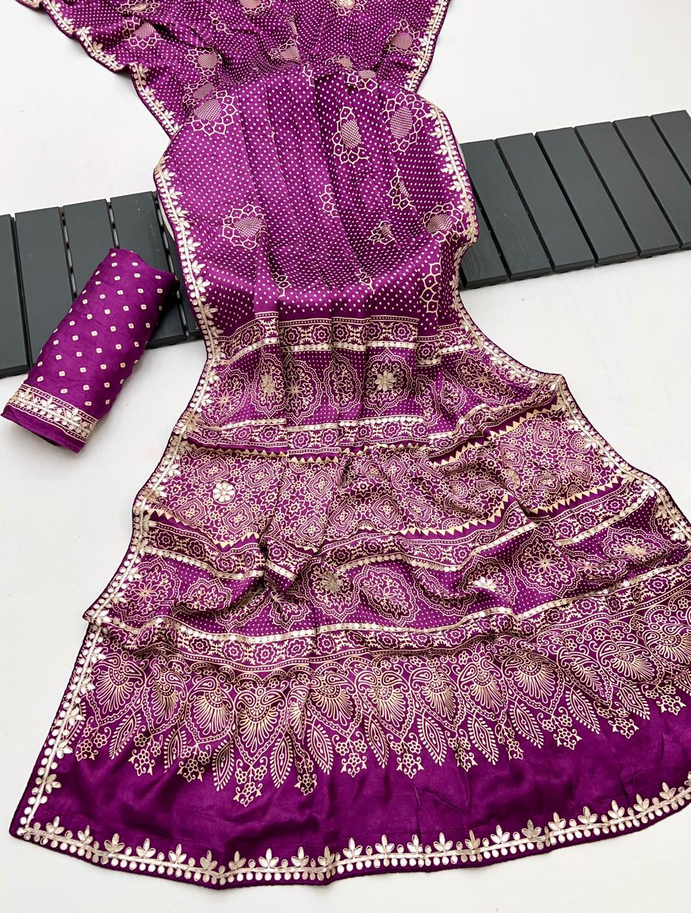 Gajji Silk Saree
