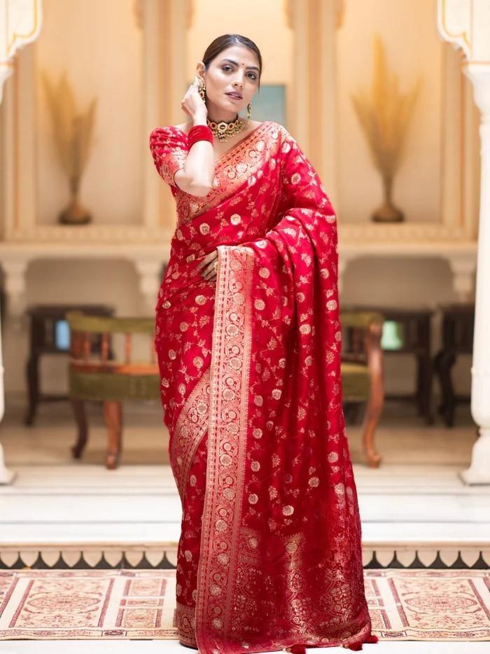 Banarasi soft silk saree