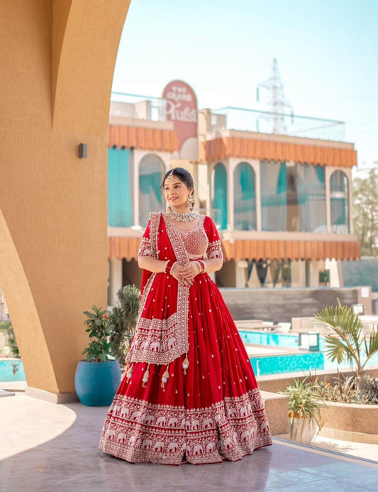 Fox Georgette lehenga