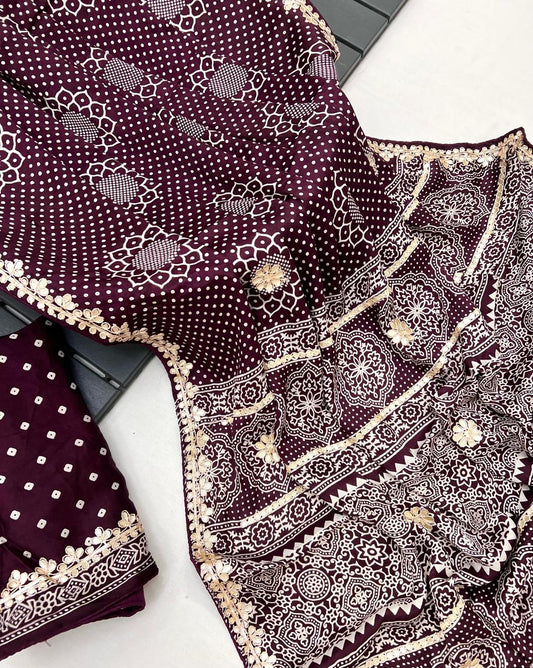 Gajji Silk Saree