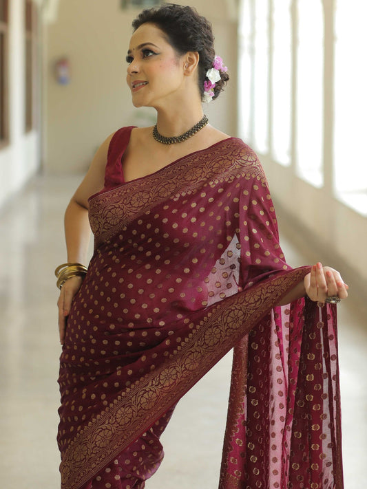 Banarasi soft silk saree