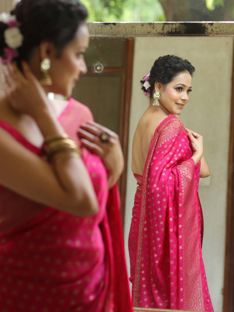 Banarasi soft silk saree