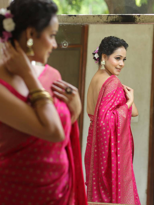 Banarasi soft silk saree