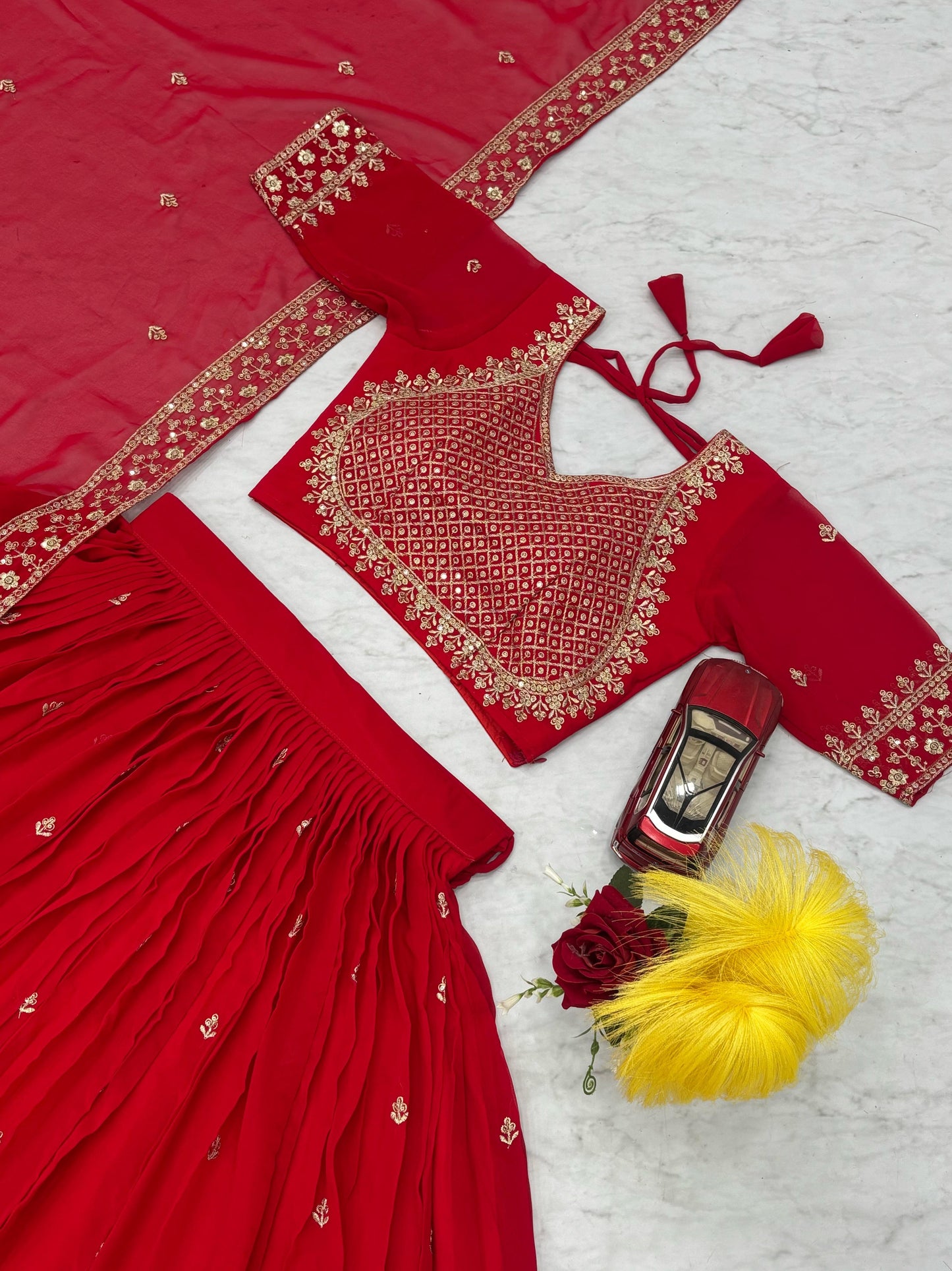 Fox Georgette lehenga