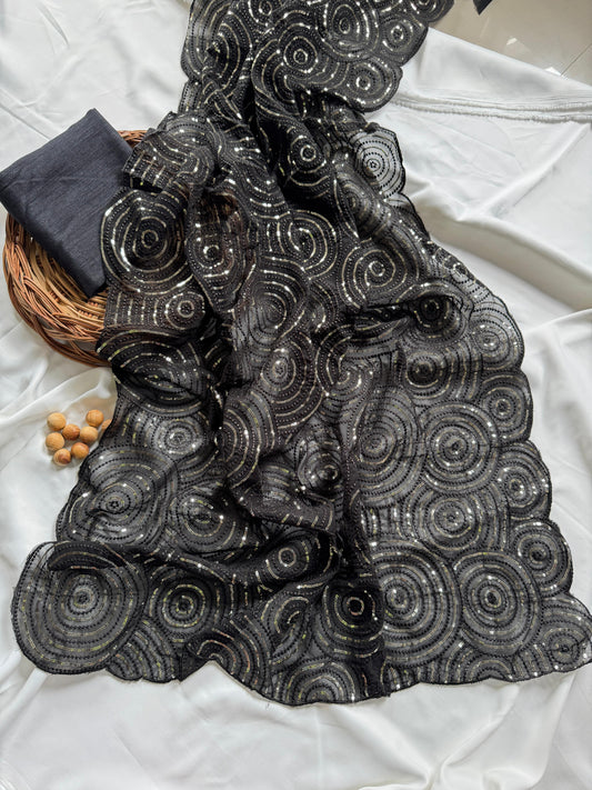 Soft Pure Georgette saree