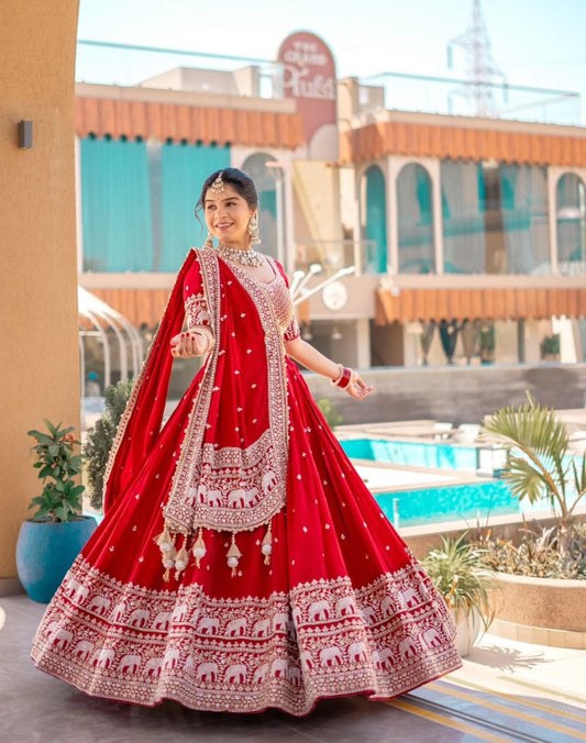 Fox Georgette lehenga