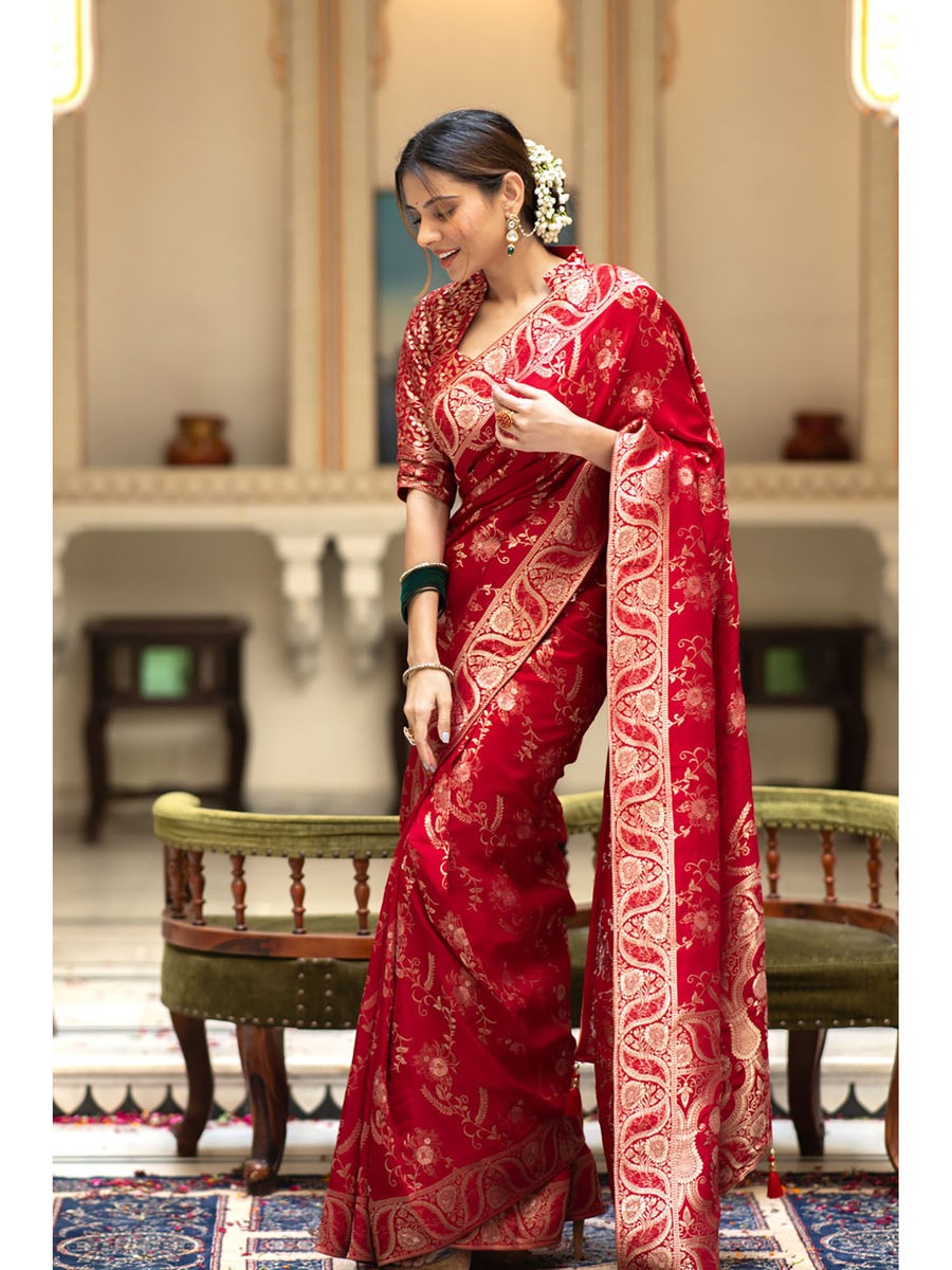 Banarasi soft silk saree