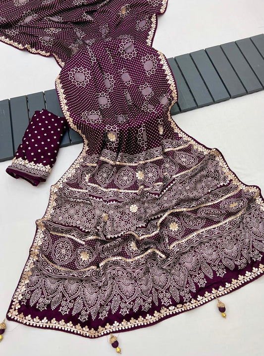 Gajji Silk Saree