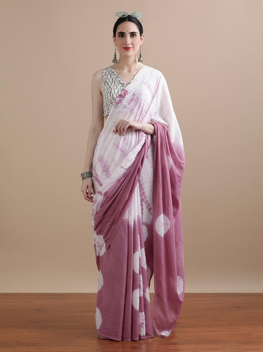 Pure Soft Cotton MalMal Bagru Hand Block Saree