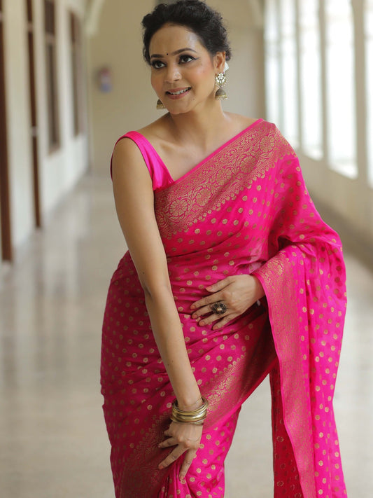 Banarasi soft silk saree